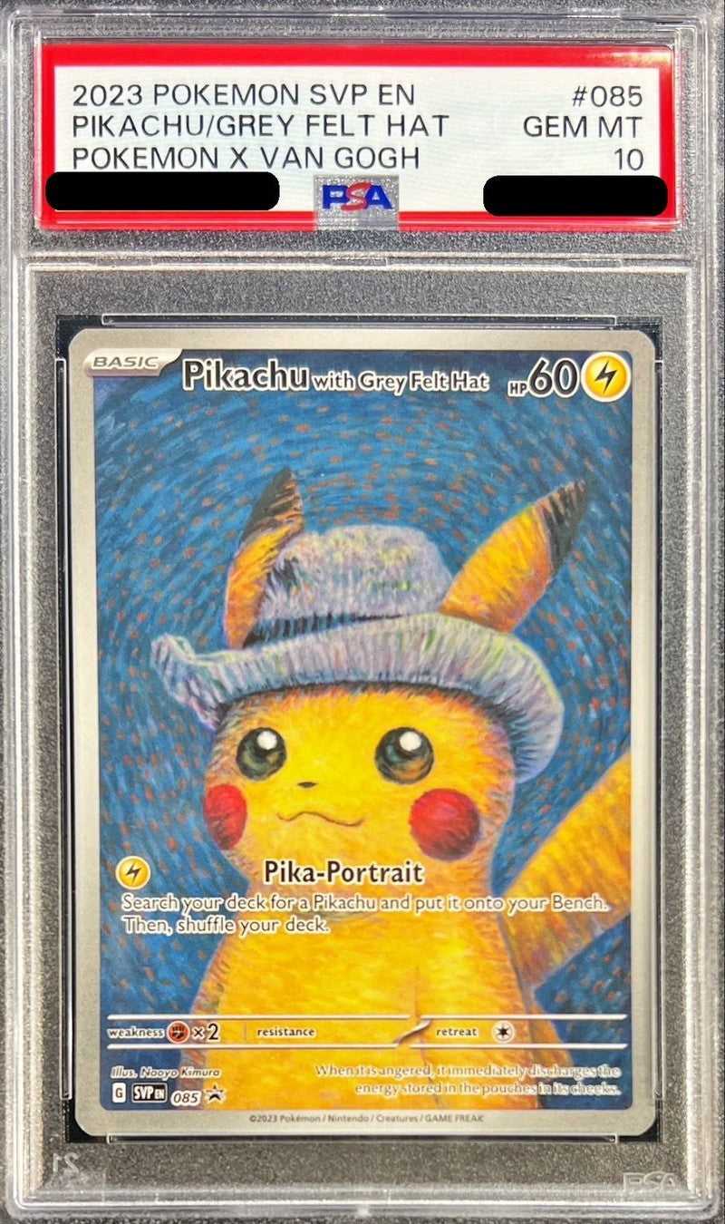 ポケモンカード ゴッホピカチュウ PSA10 PSA10鑑定済〕Pikachu with Grey Felt Hat(ゴッホピカチュウ)【P】{085