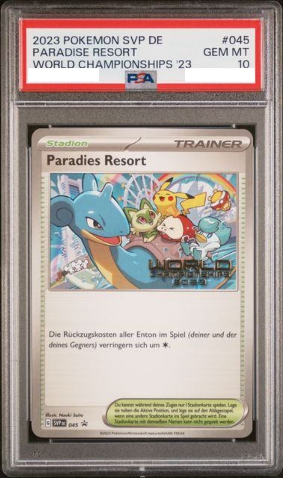 〔PSA10鑑定済〕パラダイスリゾート(ドイツ語)【P】{SV-P} [その他]