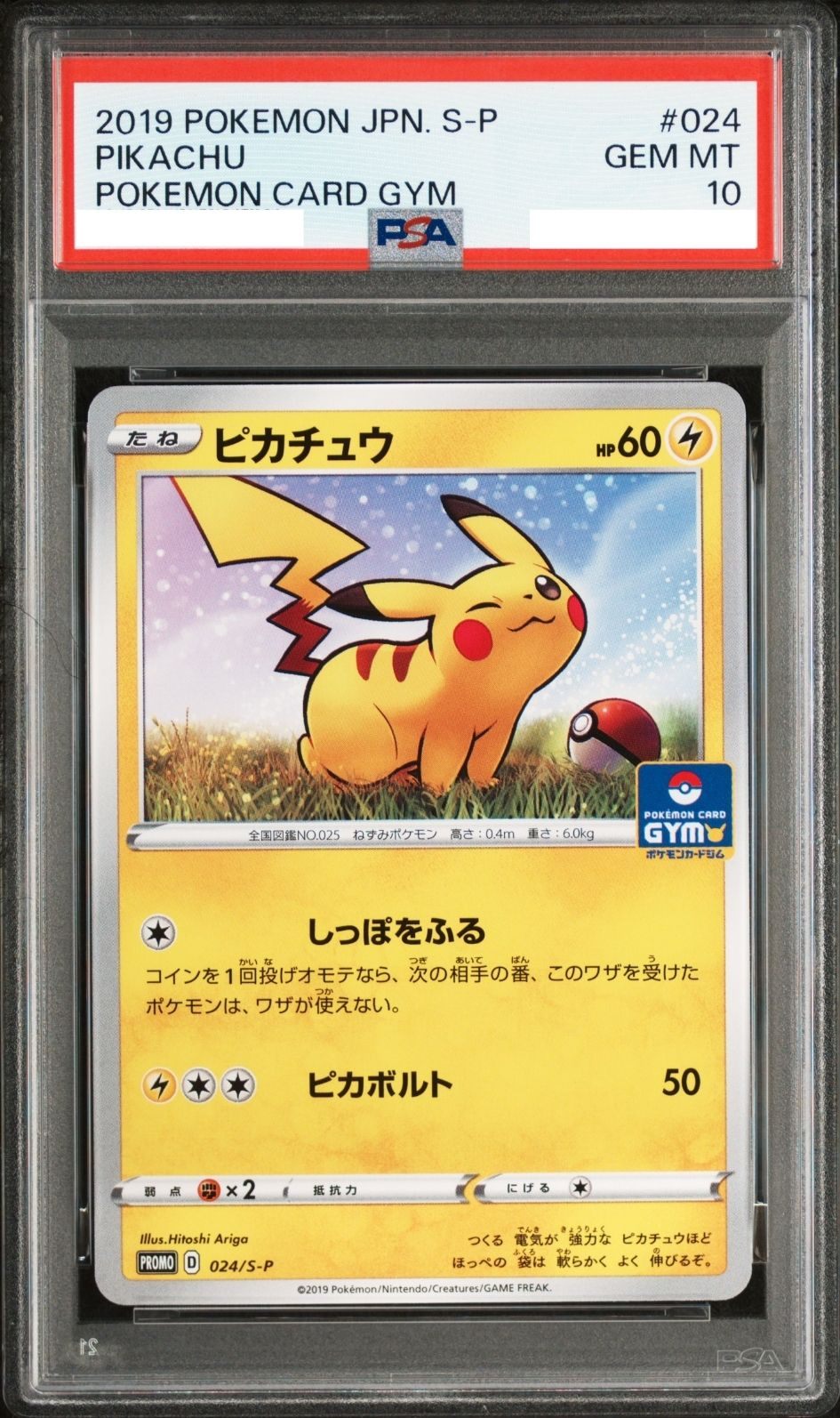状態B：〔PSA10鑑定済〕ピカチュウ【P】{024/S-P} [その他]