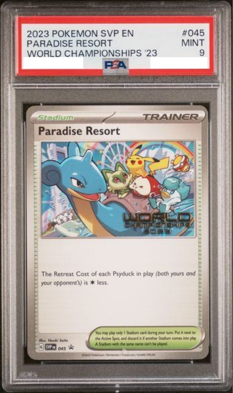 〔PSA9鑑定済〕パラダイスリゾート(英語)【P】{SV-P} [その他]
