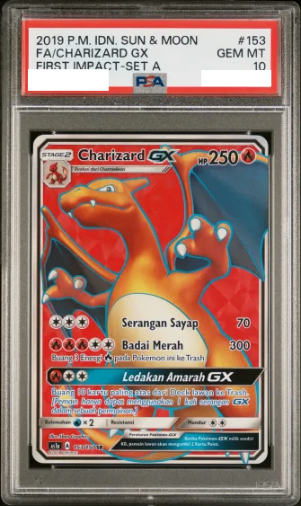 〔PSA10鑑定済〕リザードンGX(SR/インドネシア語版)【-】{SV49/SV94} [その他]