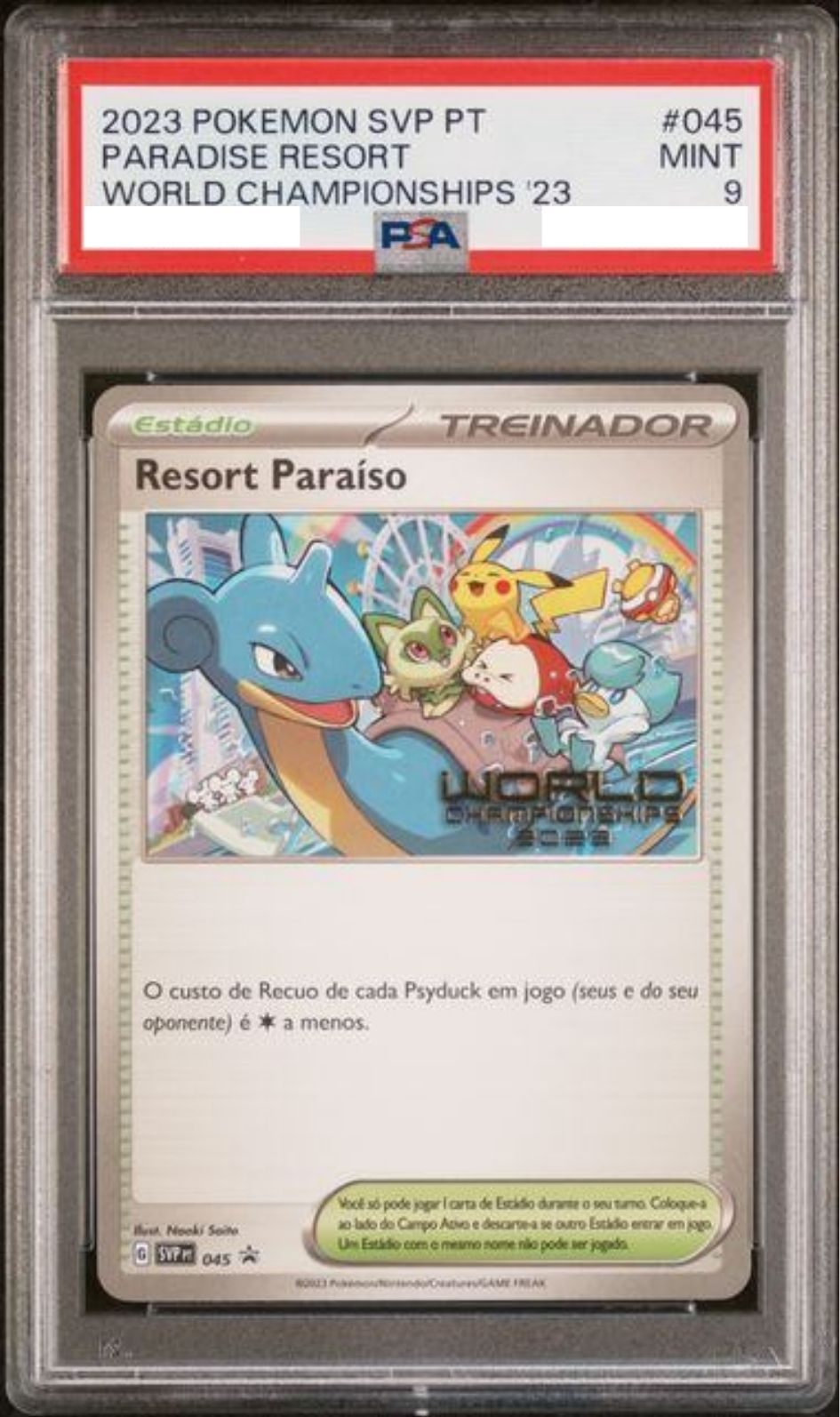 〔PSA9鑑定済〕パラダイスリゾート(ポルトガル語)【P】{SV-P} [その他]