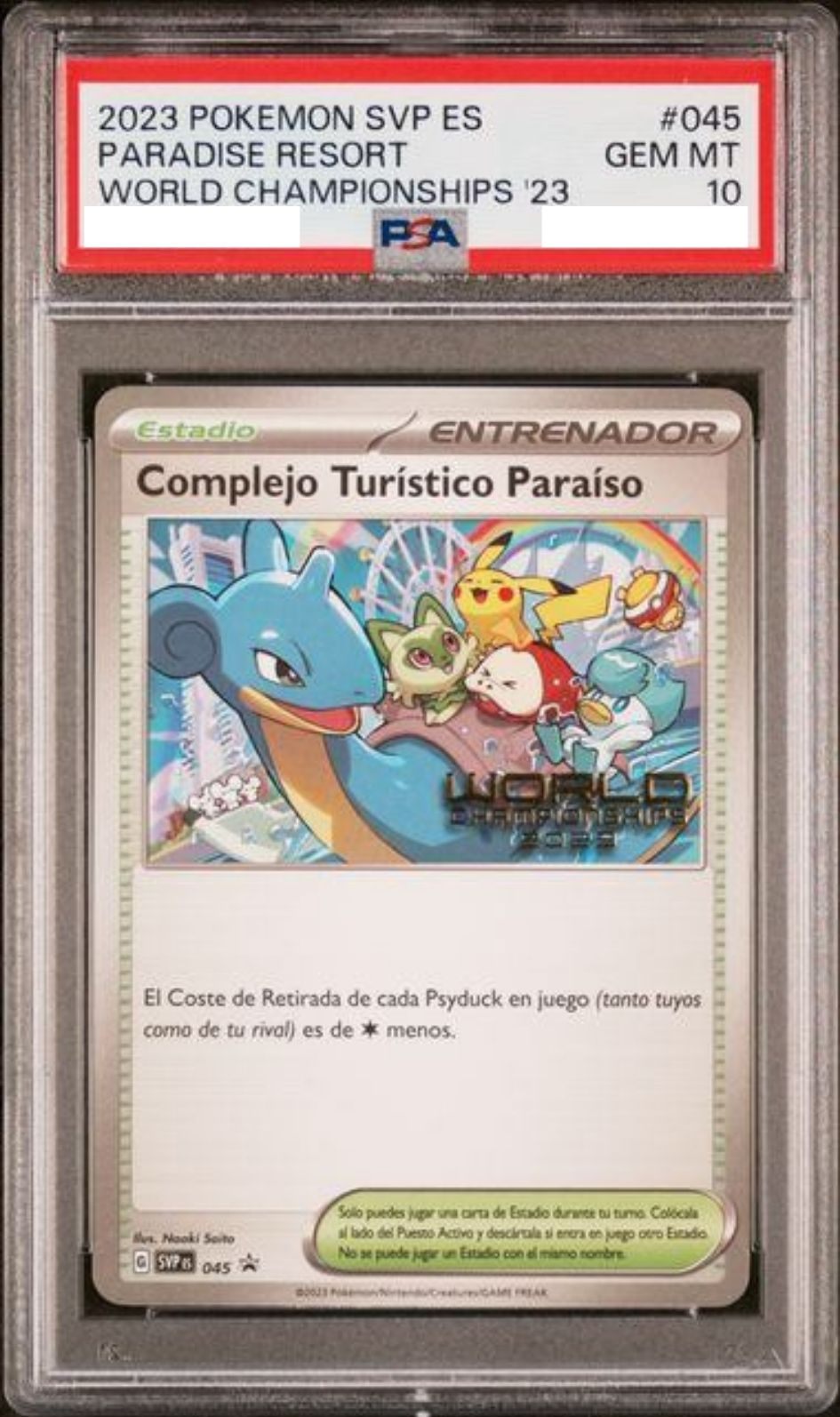 〔PSA10鑑定済〕パラダイスリゾート(スペイン語)【P】{SV-P} [その他]