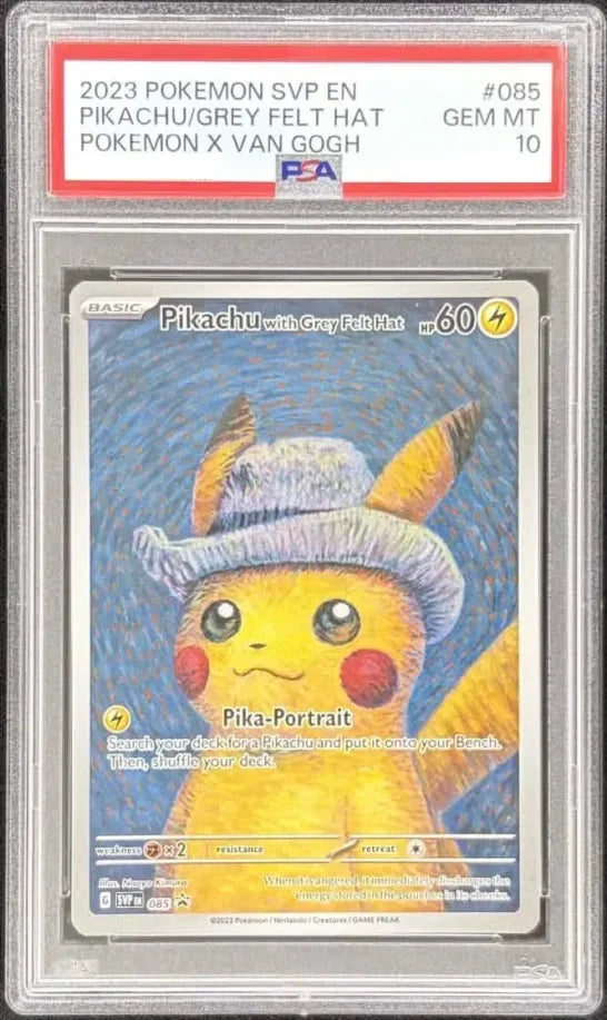 〔PSA10鑑定済〕Pikachu with Grey Felt Hat(ゴッホピカチュウ)【P】{085/SV-P} [その他]