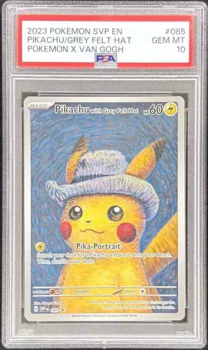 〔PSA10鑑定済〕Pikachu with Grey Felt Hat(ゴッホピカチュウ)【P】{085/SV-P} [その他]